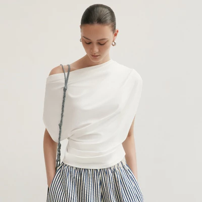 Nosbyn - Áo Trễ Vai Nữ Chất Liệu Thun - Nora Top