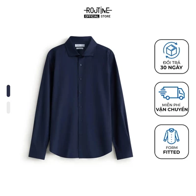 Áo Sơ Mi Tay Dài Nam Form Fitted - Routine 10F25SHL011