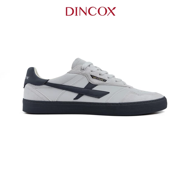 Giày Sneaker Nam Nữ DC48 SMOKE DRIFT Dincox Shoes Đế Bằng - Da phối Suede Cao Cấp