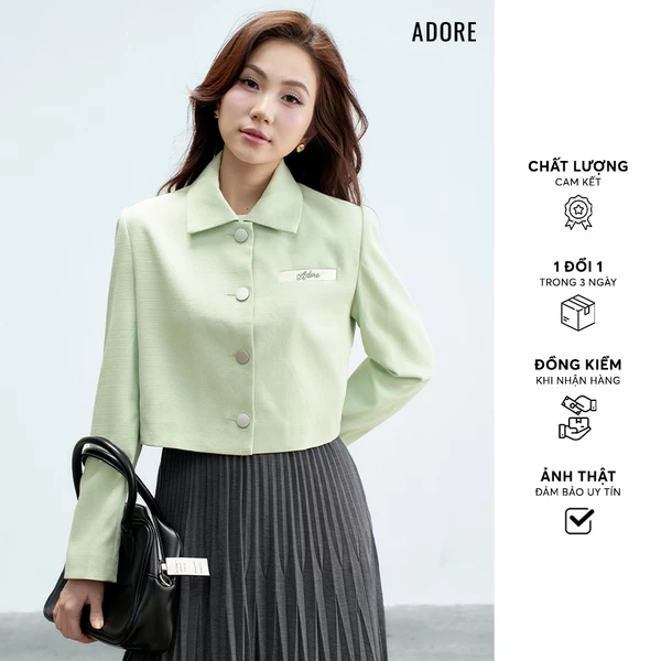 Áo blazer tech xanh mint - 511BL3002  ADORE