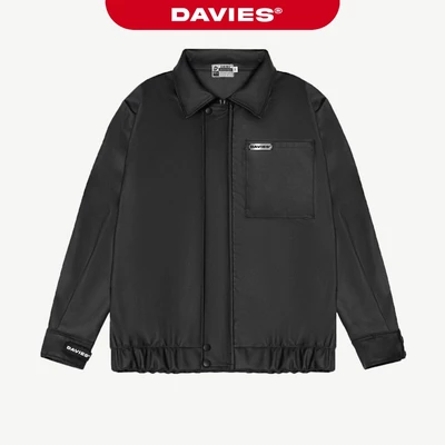 Áo khoác da nam nữ form rộng DAVIES Oversized Leather Jacket local brand | D15-AK35