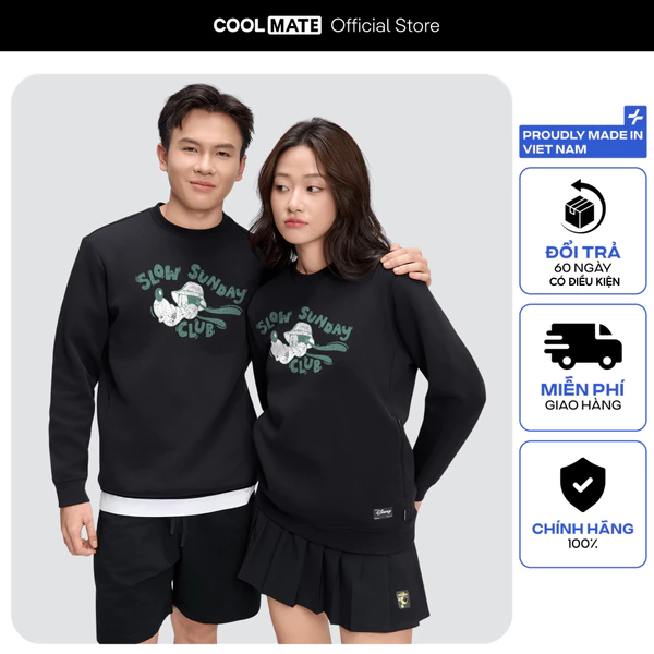 Áo nỉ Sweatshirt nam nữ unisex All-day IN Slow Sunday Club mềm mại, giữ ấm tốt Coolmate