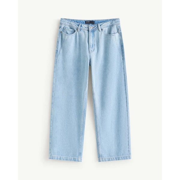 Quần Jeans Nam Thêu Nhỏ Form Straight - Routine 10F25DPA005