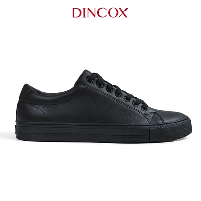 Giày Da Nam Sneaker D20 Black DINCOX Năng Động Cá Tính