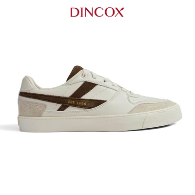 Giày Da Sneaker Nam Nữ DC39 CARAMEL DINCOX Shoes Đế Bằng - Microfiber Leather