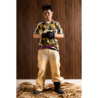Áo Thun Jersey Merchandise 131KM PJPO x UM$ Form Rộng Rãi Thoải Mái Polyester In Chuyển Nhiệt Hoạ Tiết Camo Cao Cấp