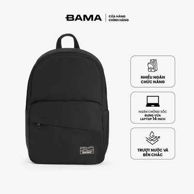 Balo nam nữ đi học đi làm New Basic Backpack NB112 chống nước nhiều ngăn đựng laptop 13 14 inch