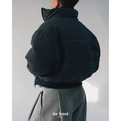 basé PUFFER 03 - Áo Phao Form Boxy Hoạ Tiết Caro - de basé