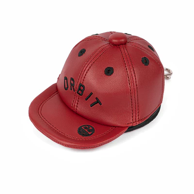 Phụ kiện The ORBIT - Mini CapKeychain 08 RUBY Da -  Phụ kiện móc khoá, nón đeo chéo, đựng đồ
