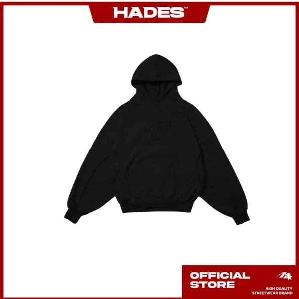 HADES DASPACE HOODIE - HADES Brand chính hãng Hoodie vải nỉ unisex / BLACK