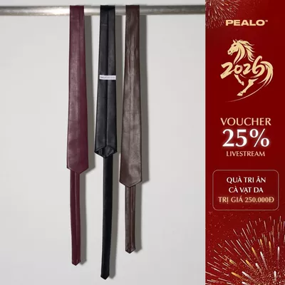Cà vạt Da PEALO SS25 - Tie leather PEALO