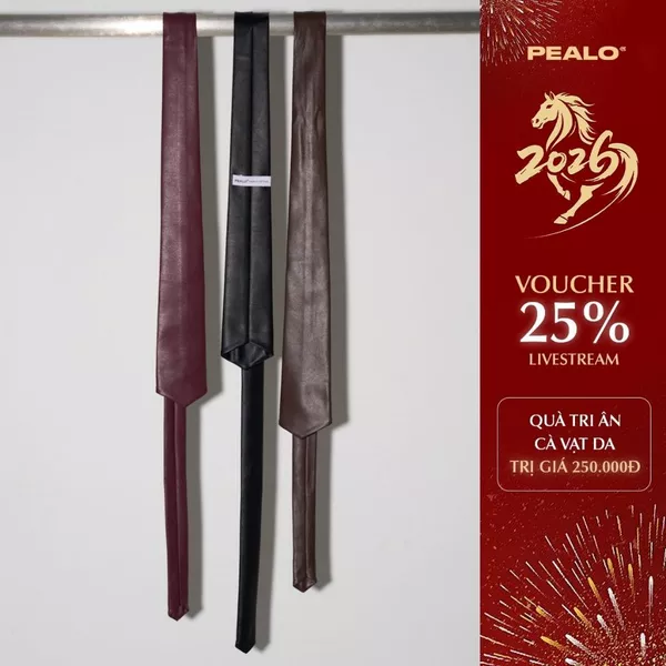 Cà vạt Da PEALO SS25 - Tie leather PEALO