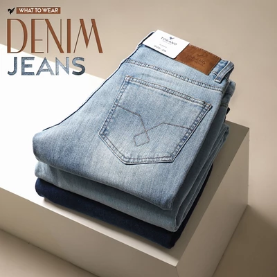 Quần Jeans nam TORANO dáng basic Slim Co Giãn Tốt, Không Bai Xù, Bền Màu, Phom Trẻ Trung FABJ017
