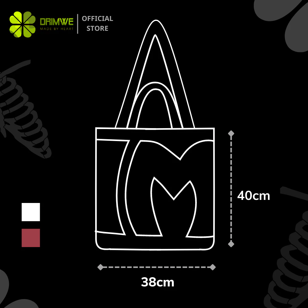 Túi Tote DRIMWE Tote-Big Túi Đeo Vai Unisex
