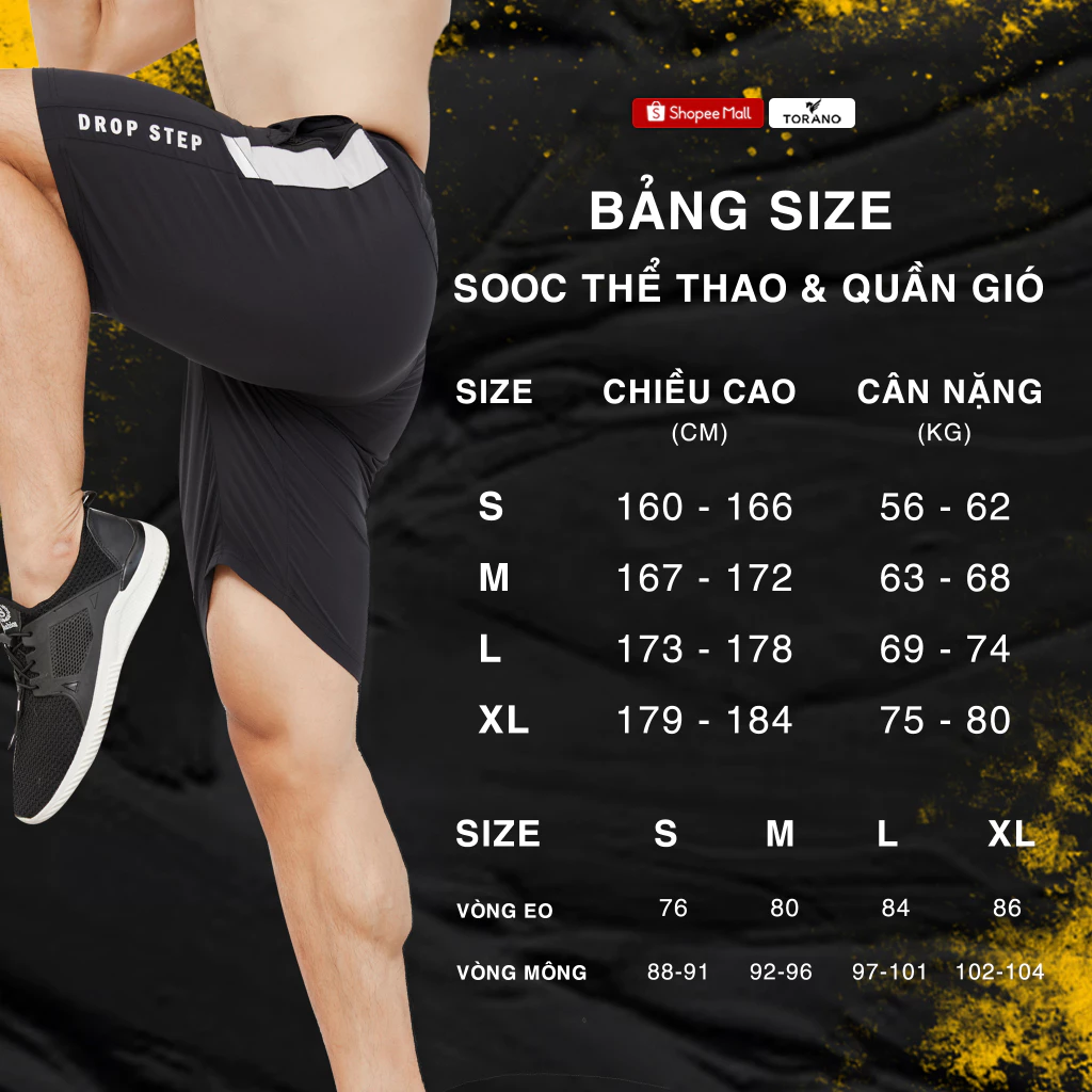 Quần Short Nam SMART EDGE SHORT TORANO thể thao vải gió siêu nhẹ thoáng khí HSSB901