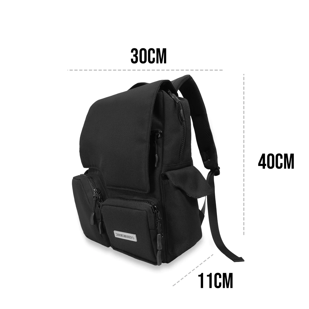Balo Nam Nữ SAIGONSWAGGER® nhiều ngăn chống thấm SGS BLOCK BACKPACK, ngăn chống sốc laptop 15.6inch