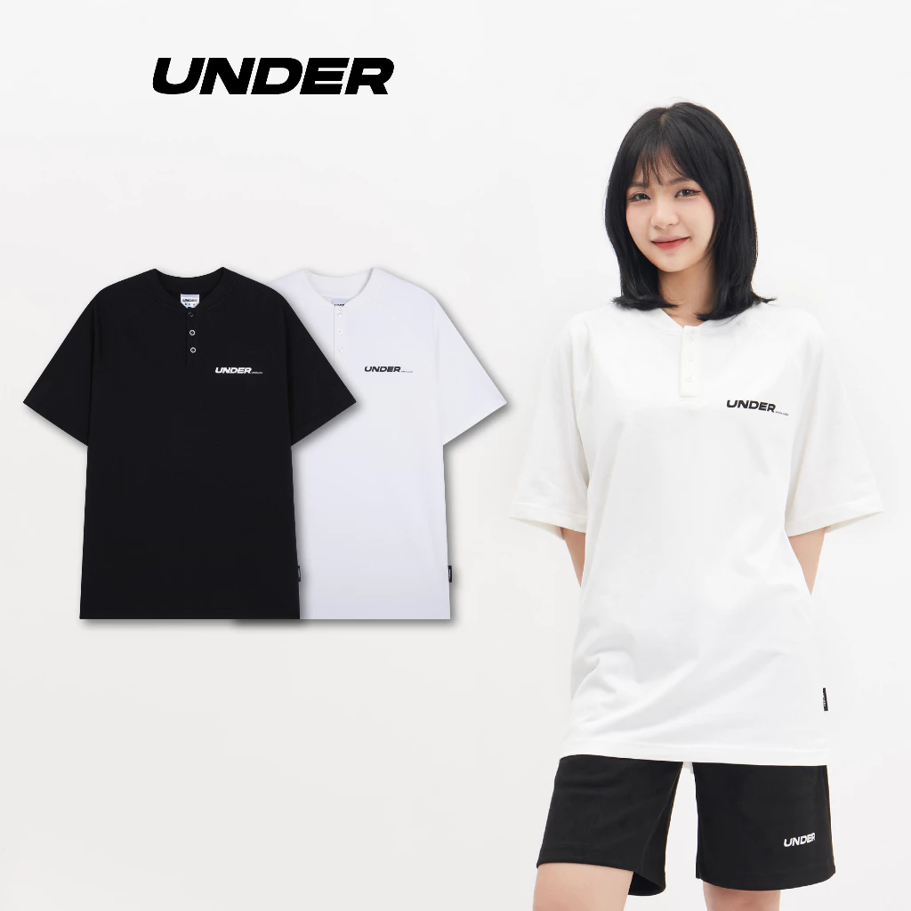 Áo thun cổ tàu UNDER Minimalism Tee - UTS030