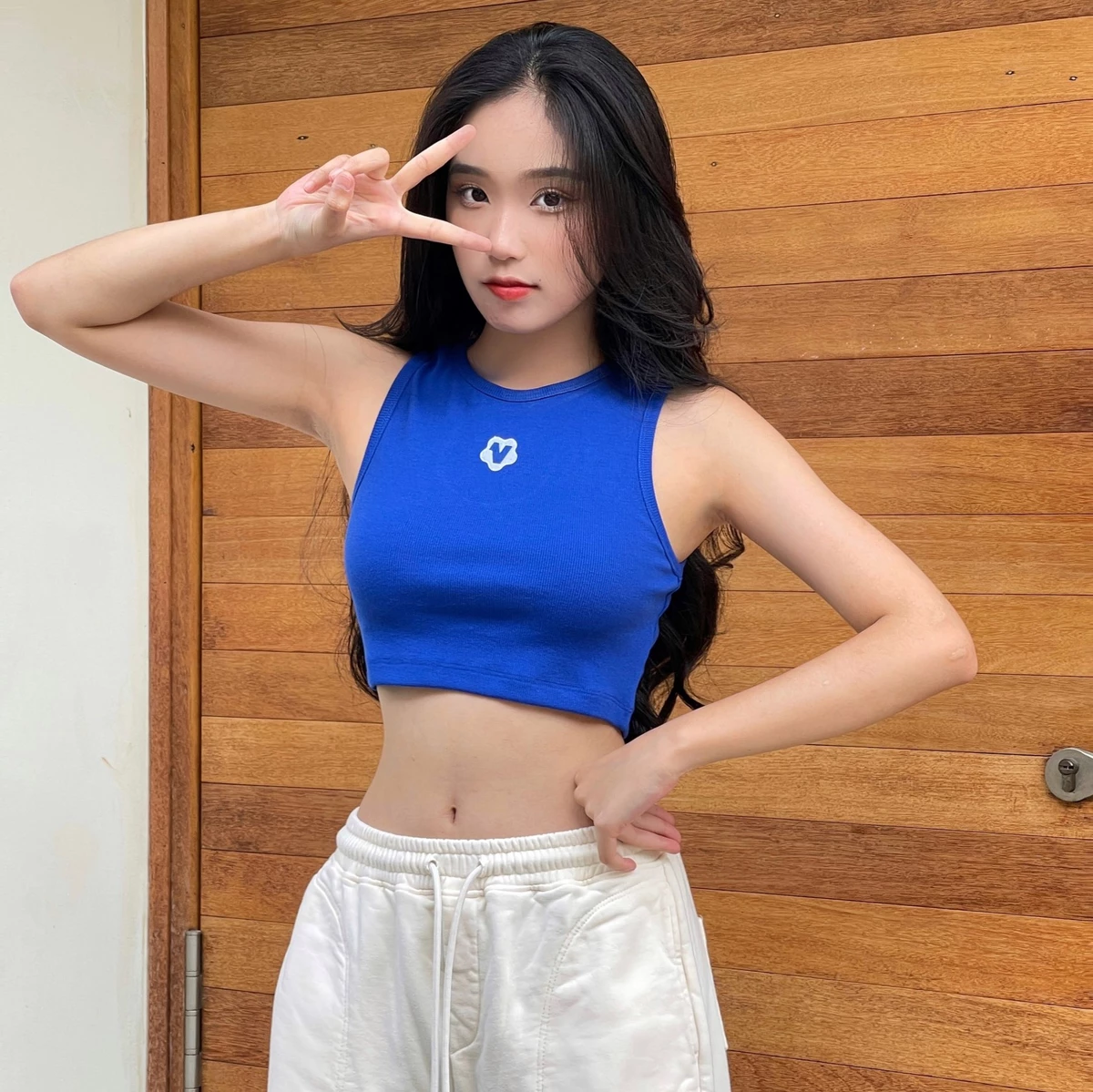 Áo croptop nữ ba lỗ Vicolas cổ tròn chất thun gân cotton co giãn ôm dáng - VICO1 BASIC CROPTOP