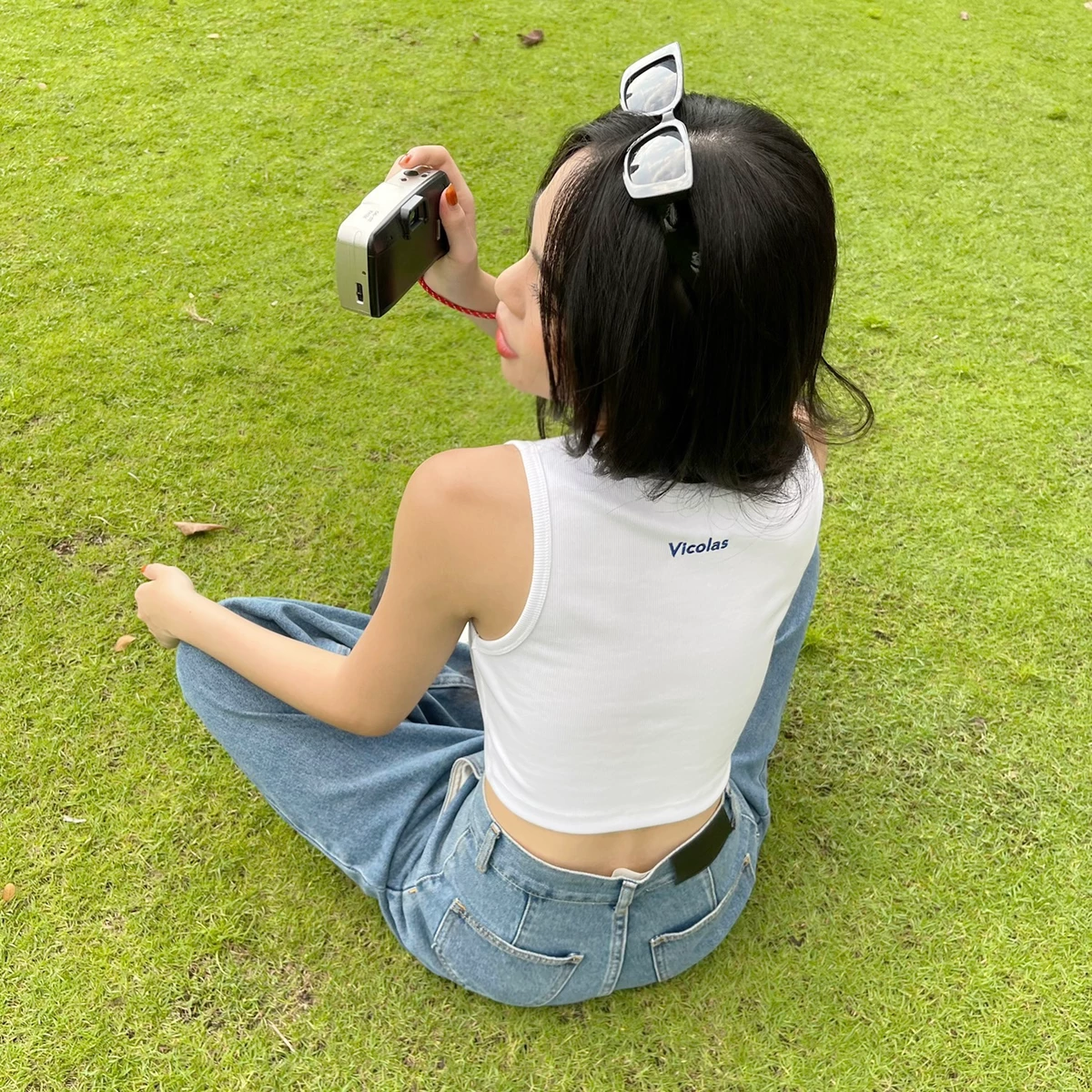 Áo croptop nữ ba lỗ Vicolas cổ tròn chất thun gân cotton co giãn ôm dáng - VICO1 BASIC CROPTOP