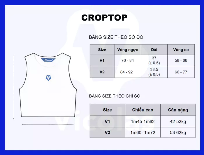 Áo croptop nữ ba lỗ Vicolas cổ tròn chất thun gân cotton co giãn ôm dáng - VICO1 BASIC CROPTOP