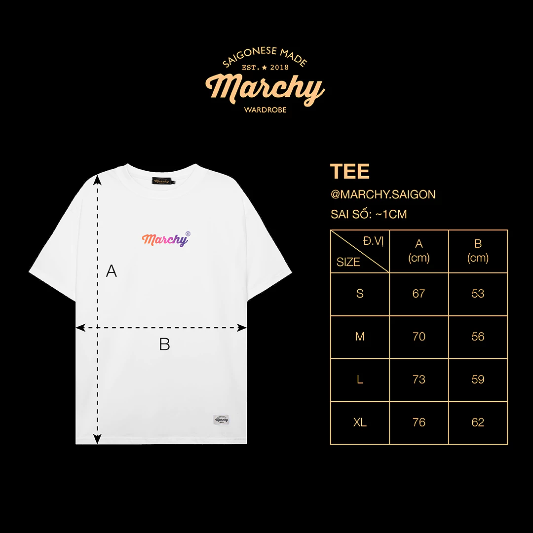 MARCHY - Basic Tee V2 - Áo thun trơn