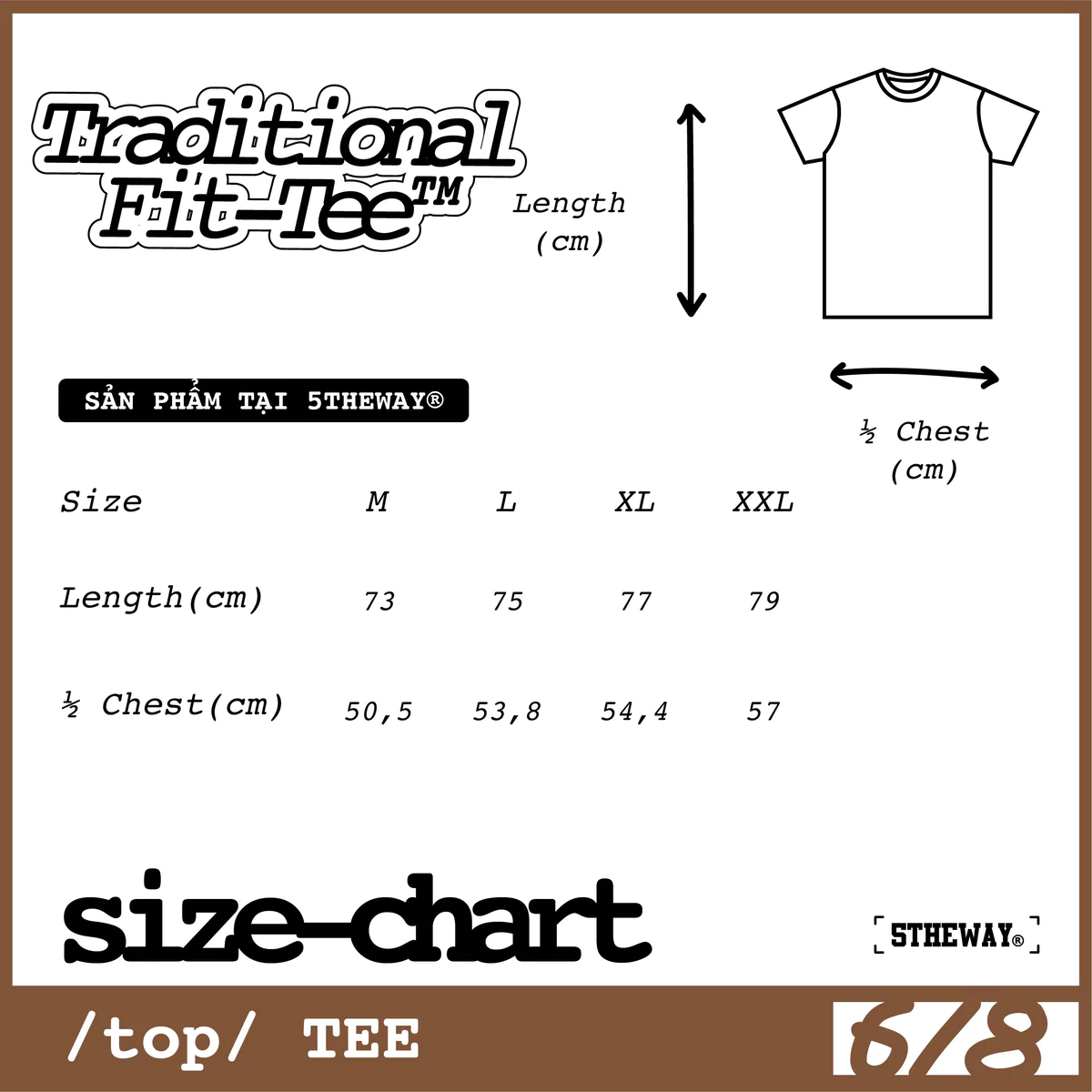 Áo Thun 5THEWAY 5TW/RTW Traditional Fit Tee In Black/Orange Aka Áo Thun Tay Ngắn Màu Đen Logo Cam
