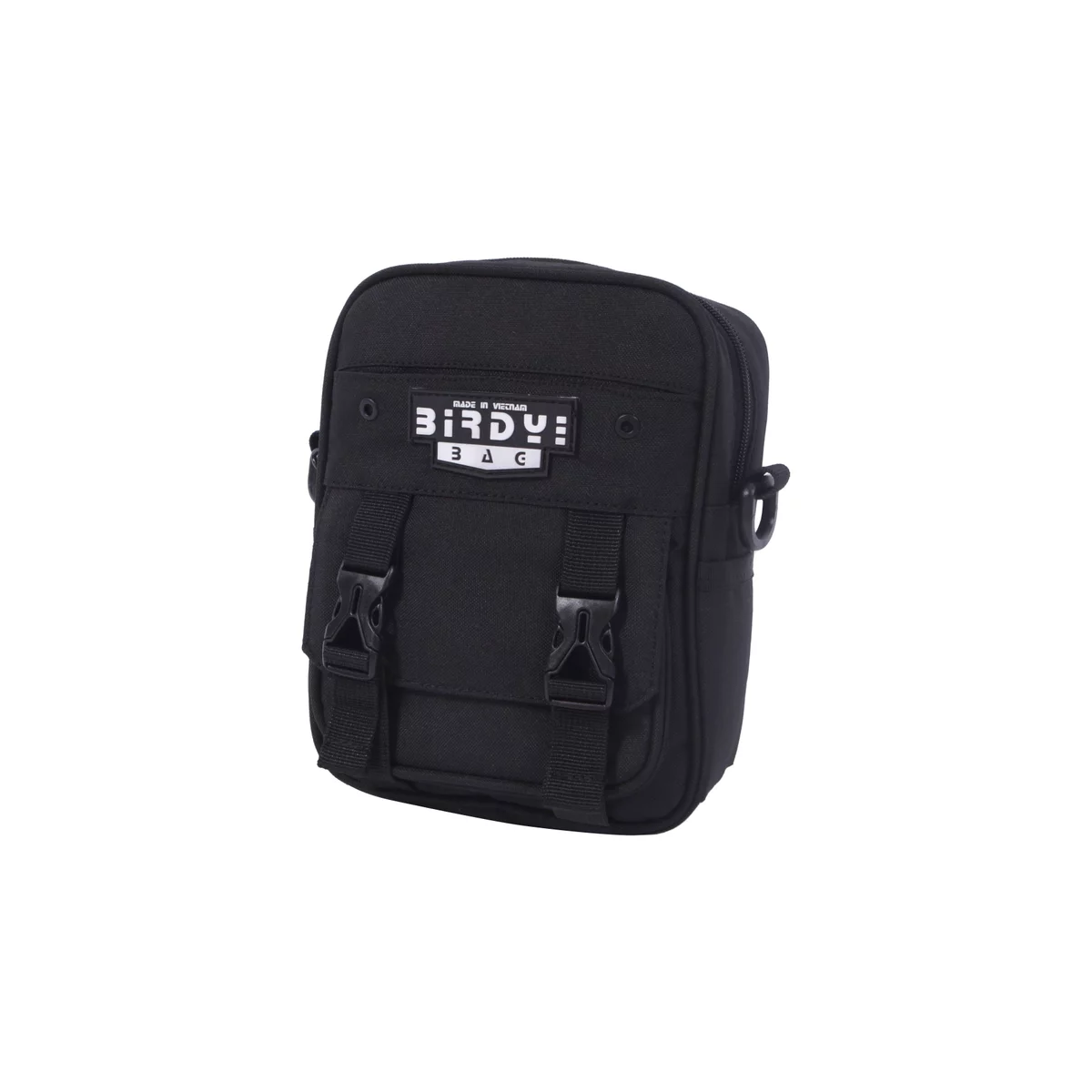 Túi đeo chéo nam nữ unisex mini nhỏ gọn ALIEN 2/ Black vải Canvas chống nước thương hiệu Birdybag