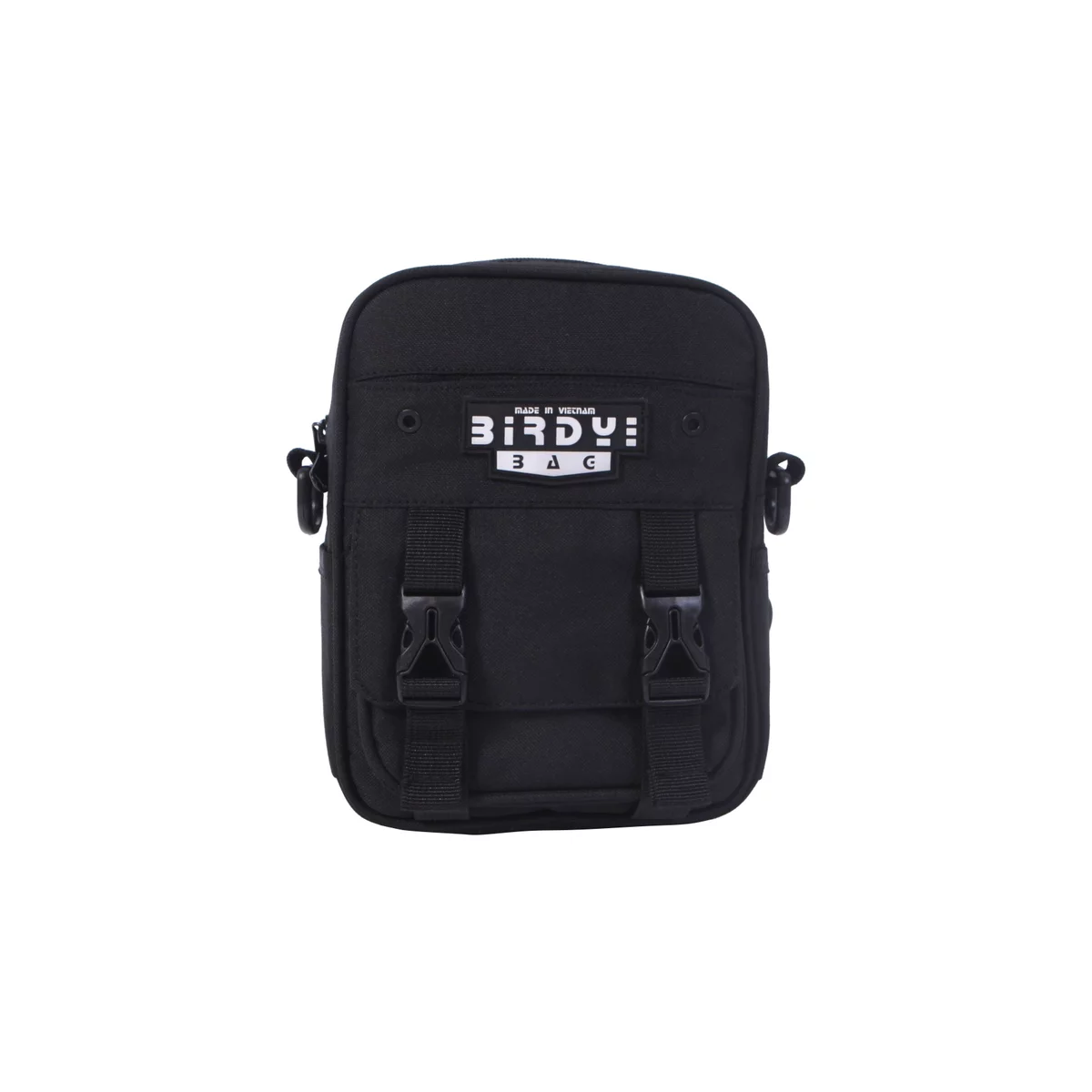 Túi đeo chéo nam nữ unisex mini nhỏ gọn ALIEN 2/ Black vải Canvas chống nước thương hiệu Birdybag