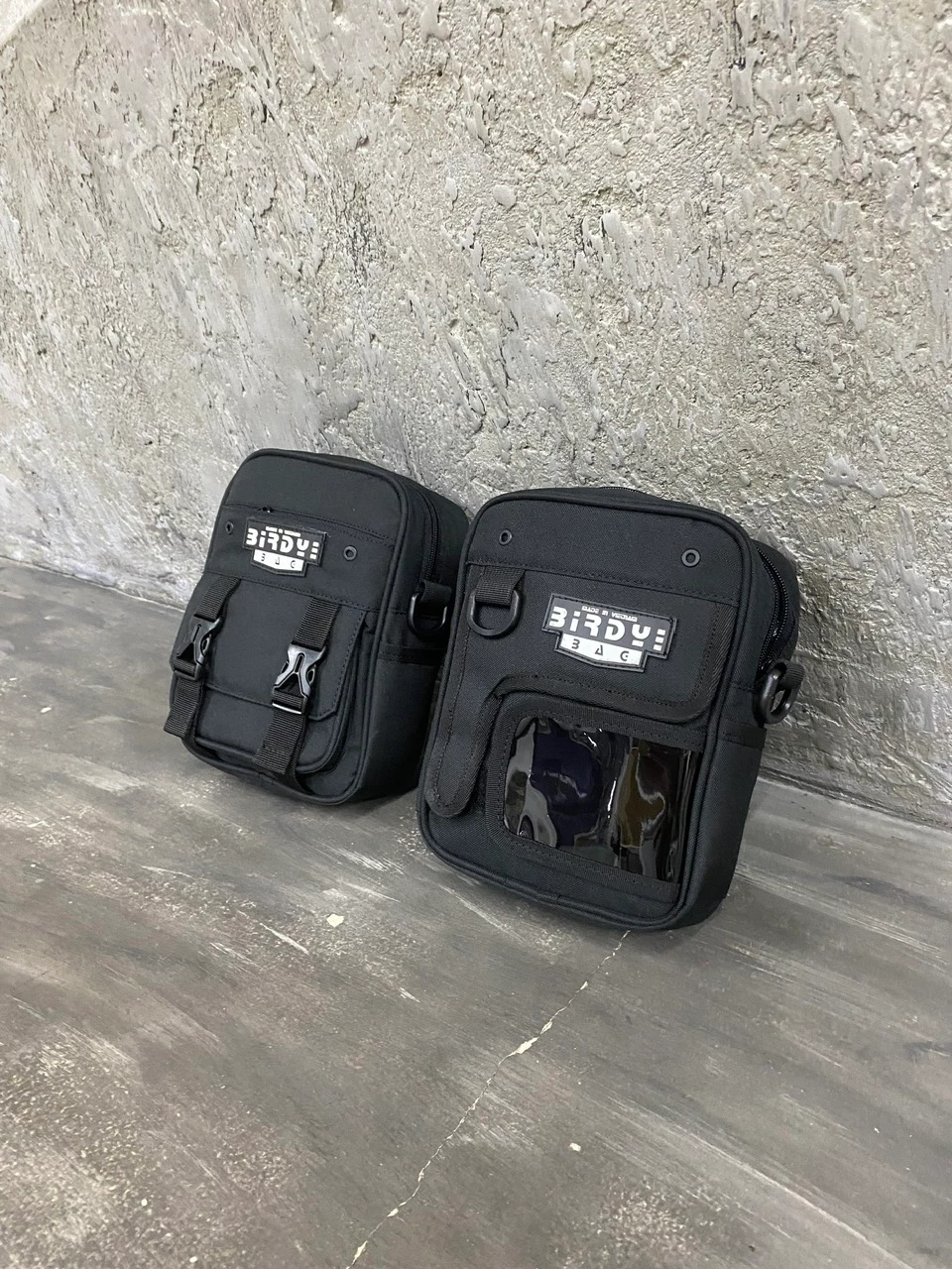 Túi đeo chéo nam nữ màu đen  ALIEN 1 - COLOR Bag nhỏ gọn cao cấp vải canvas chống nước thương hiệu Birdybag