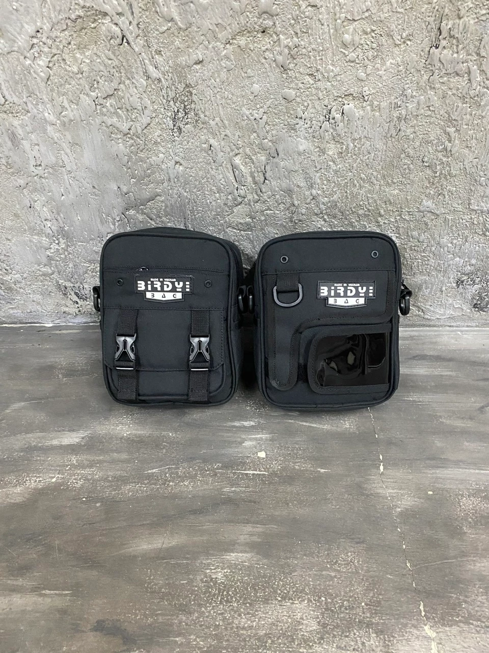 Túi đeo chéo nam nữ màu đen  ALIEN 1 - COLOR Bag nhỏ gọn cao cấp vải canvas chống nước thương hiệu Birdybag