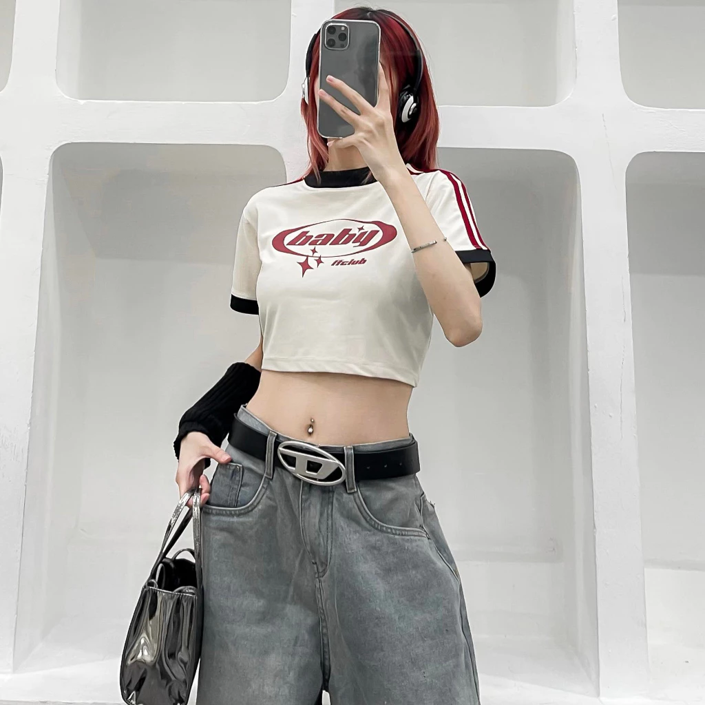 ÁO THUN CROPTOP FFCLUB MIX 1 - ÁO CROPTOP STREETWEAR LOCALBRAND CHÍNH HÃNG