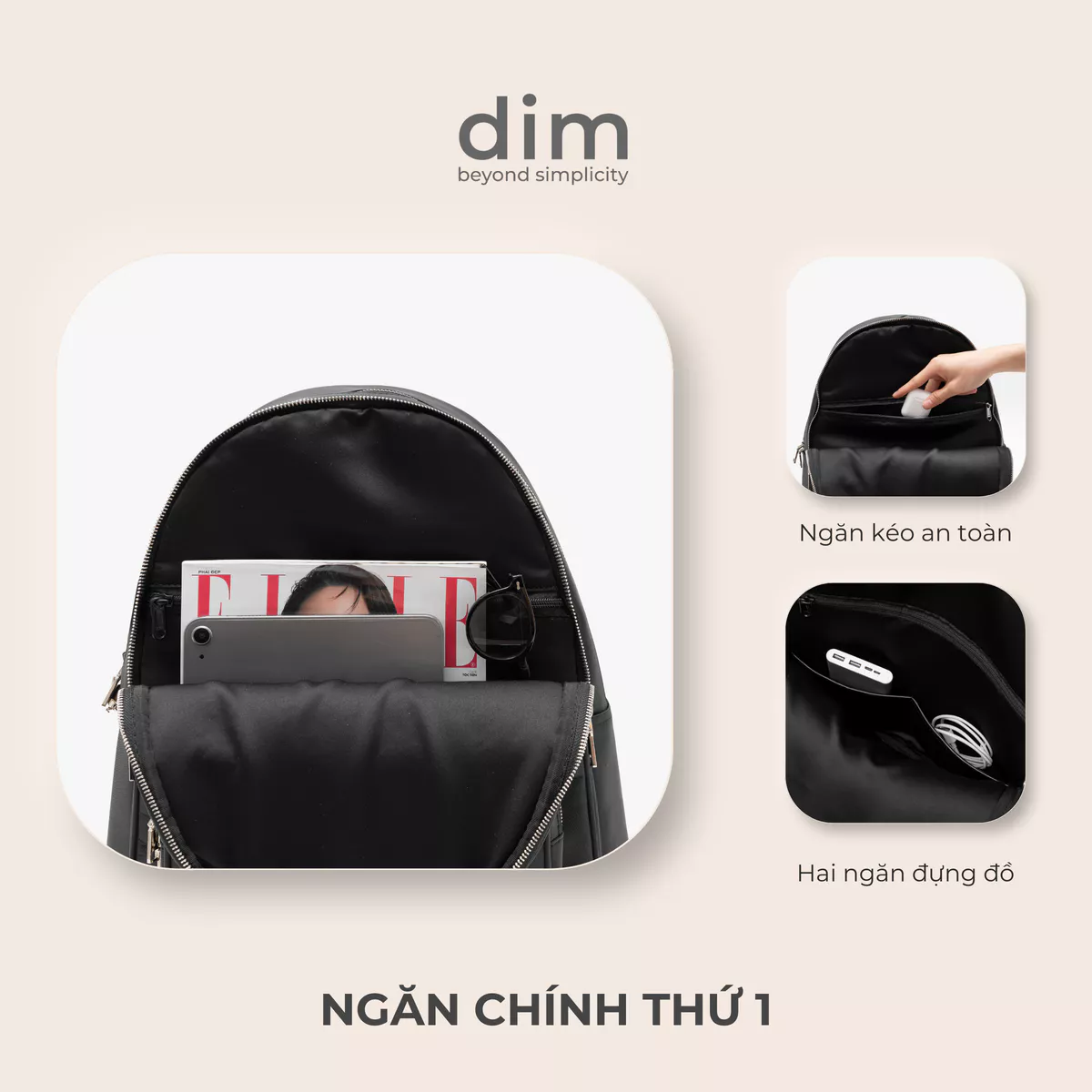 Balo DIM Essential Backpack
