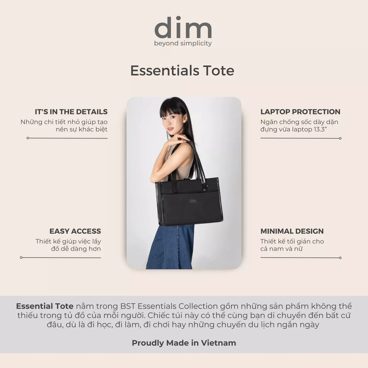 Túi Tote DIM Essential