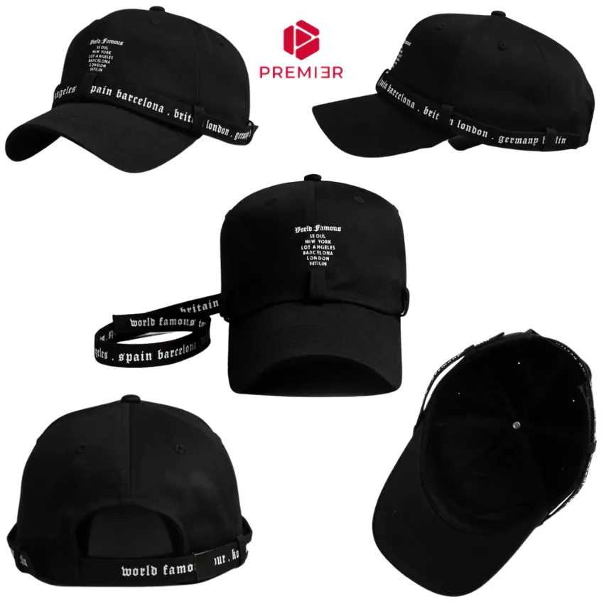 Mũ Lưỡi Trai PREMI3R NN248 Màu Xám Unisex Form Mềm