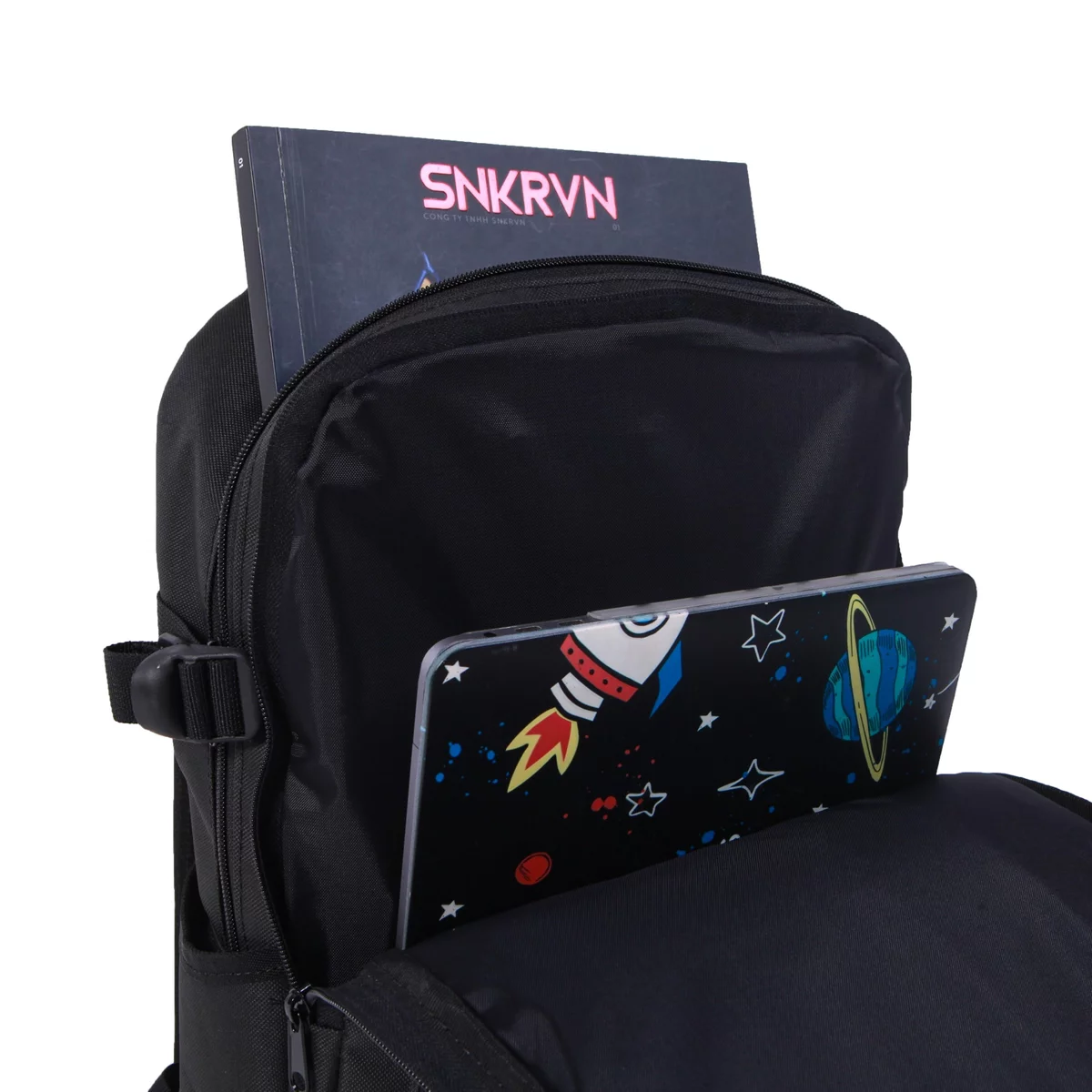 Balo nam đi học thời trang màu đen, trắng nam nữ Local Brand BIRDYBAG - COOL BACKPACK