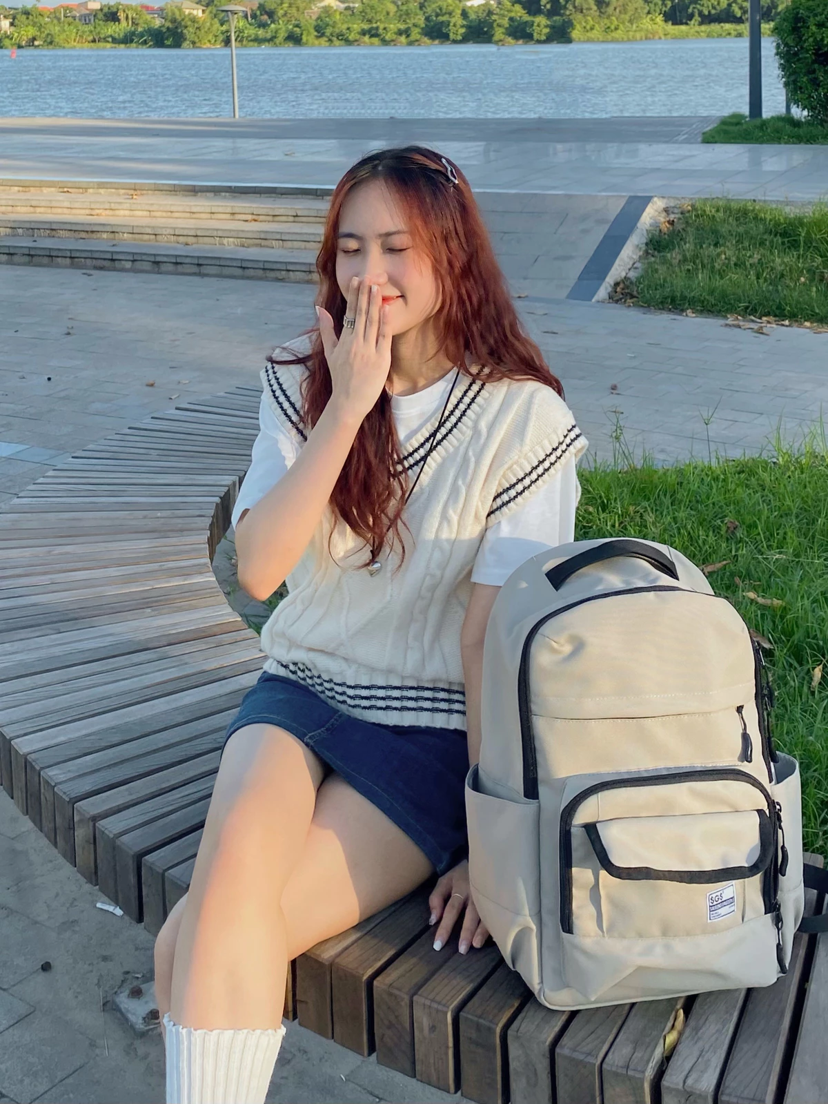 Balo Laptop chống sốc, Cặp đựng laptop SAIGONSWAGGER® MID - COVERING BACKPACK, đi học, đi làm