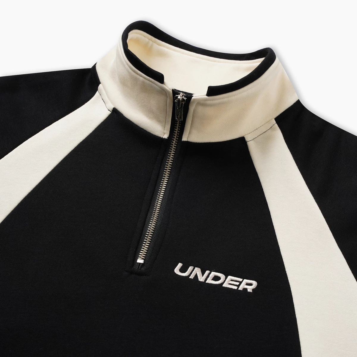 Áo Sweater UNDER Basic Half Zip Nỉ Chân Cua - USW002