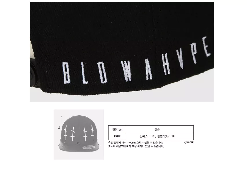 Mũ lưỡi trai Snapback PREMI3R Phong Cách Hiphop Cho Nam Và Nữ snapback BLWHVP [M]