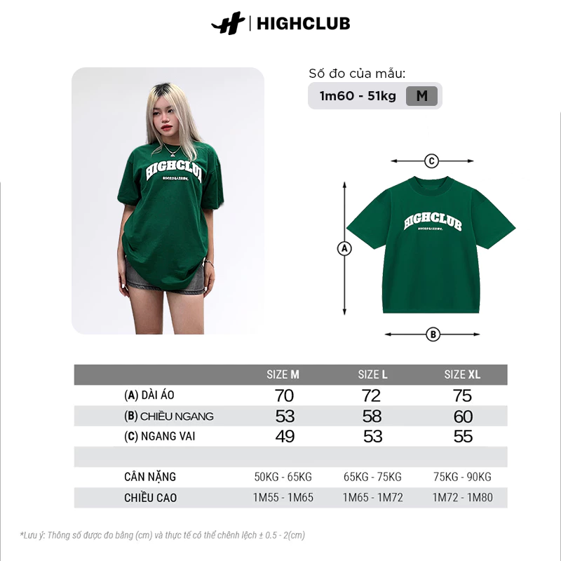 Áo Thun BASIC GOODLIFE Tay Lỡ Unisex Nam/Nữ 6 MÀU Cổ Tròn - HIGHCLUB Brand Chính Hãng