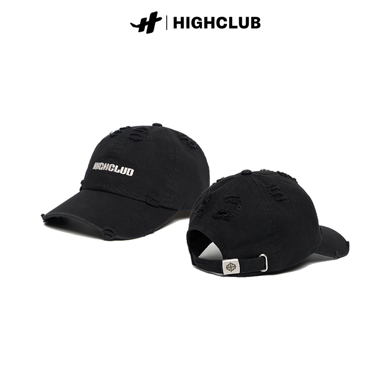 NÓN/MŨ HIGHCLUB CRAZY CAP ĐEN RÁCH