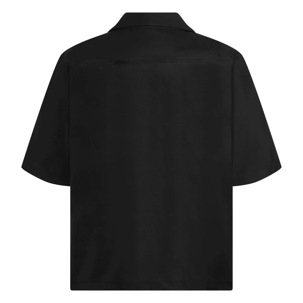 Áo sơ mi nam tay ngắn cuban shirt local brand HUGU - UNBEATEN - cổ áo danton, vải lụa, form regular, in chuyển nhiệt