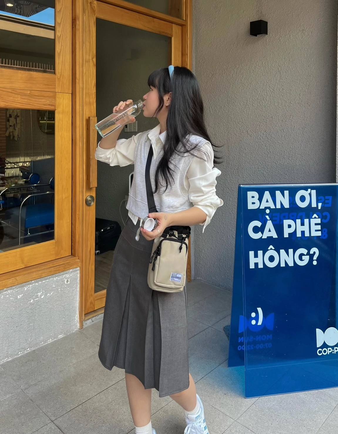 Túi đeo chéo đựng bình nước, đồ cá nhân tiện ích Saigonswagger® WATER BOTTLE COVERING BAG