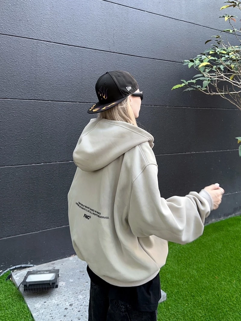 ÁO HOODIE ZIP BOXY FNC NỈ LÔNG CÁO / FUONERO CLUB