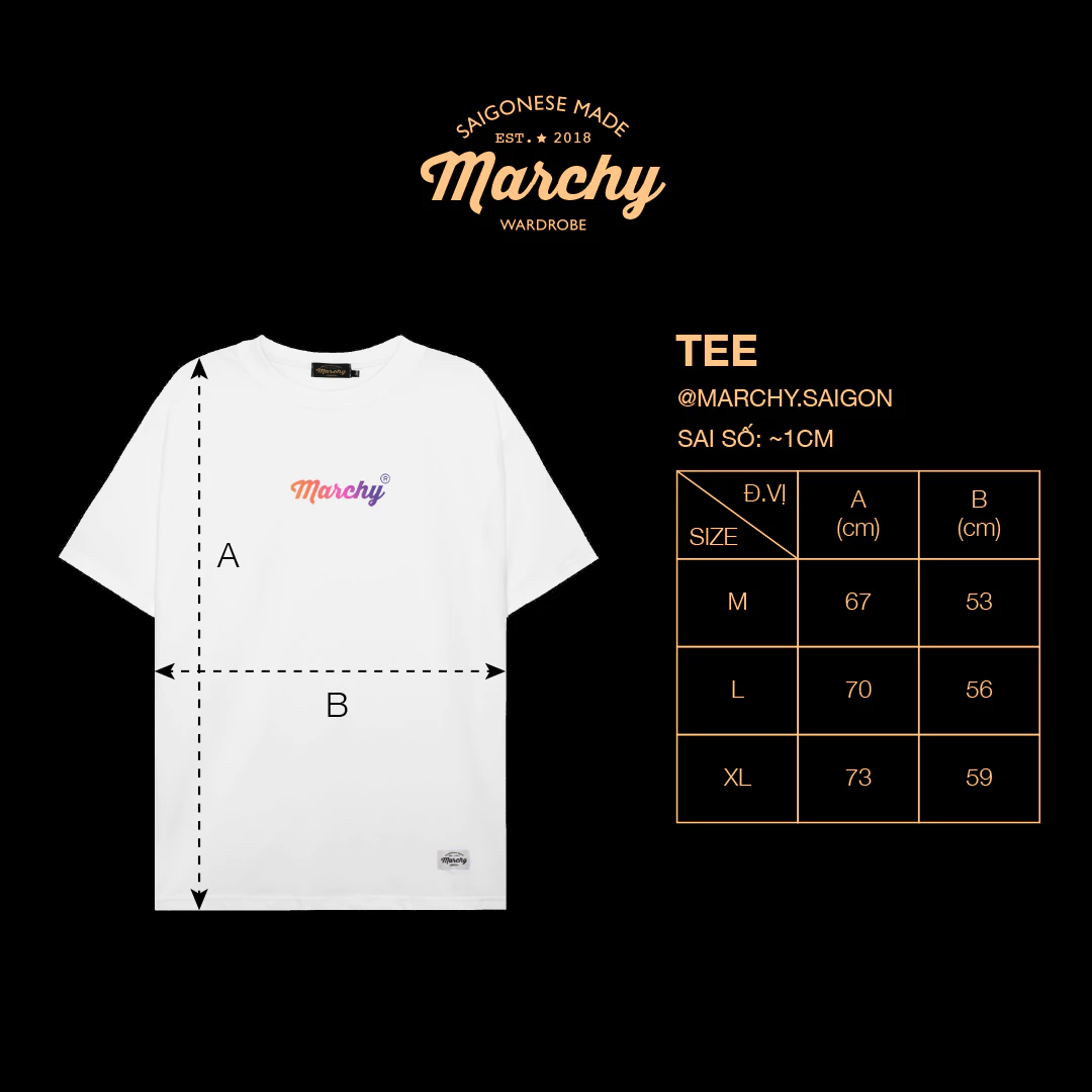 MARCHY - Pocket Wool Tee - Áo Thun Len