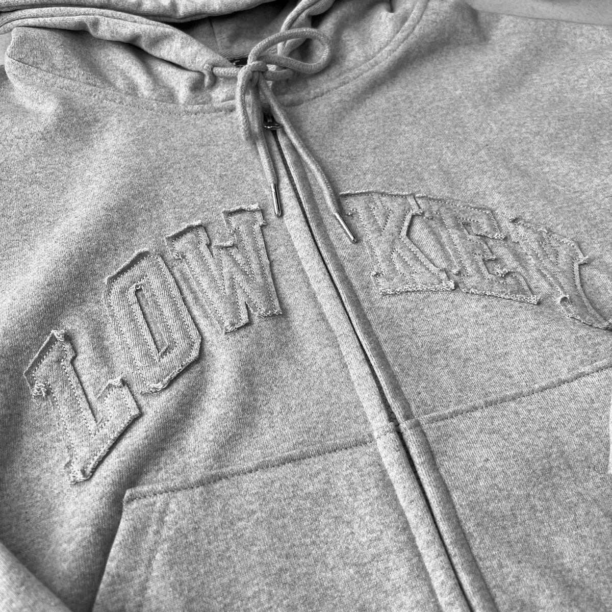Áo Hoodie Zip Boxy LOWKEY Cinder Form Đẹp, Local Brand Chính Hãng