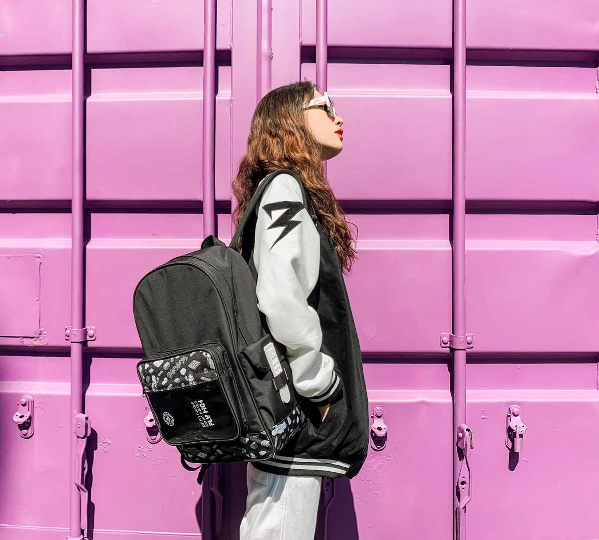 Balo nam nữ BIRDYBAG BRICK BACKPACK chống nước nhiều ngăn, cặp sách đi học đựng laptop 13 inches