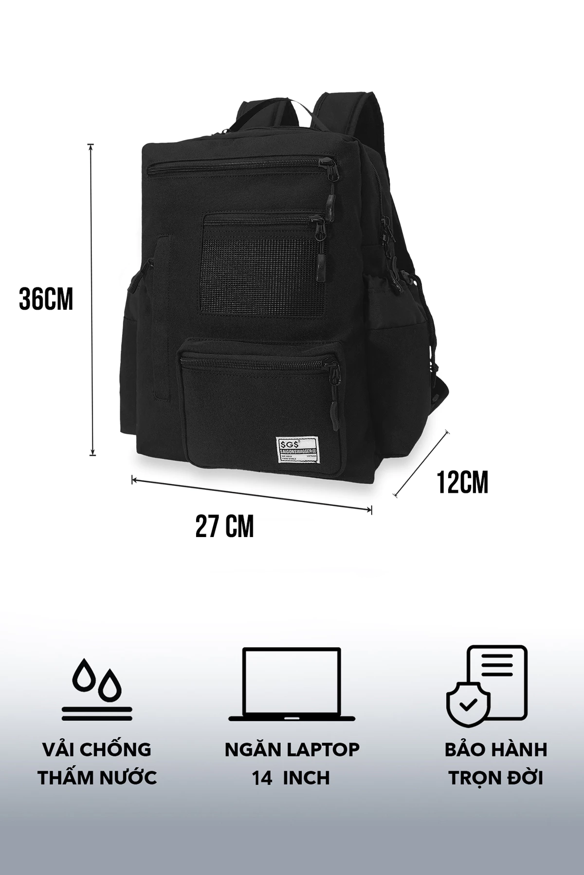 Balo Đi học, Đi chơi SAIGON SWAGGER® TIDY BACKPACK
