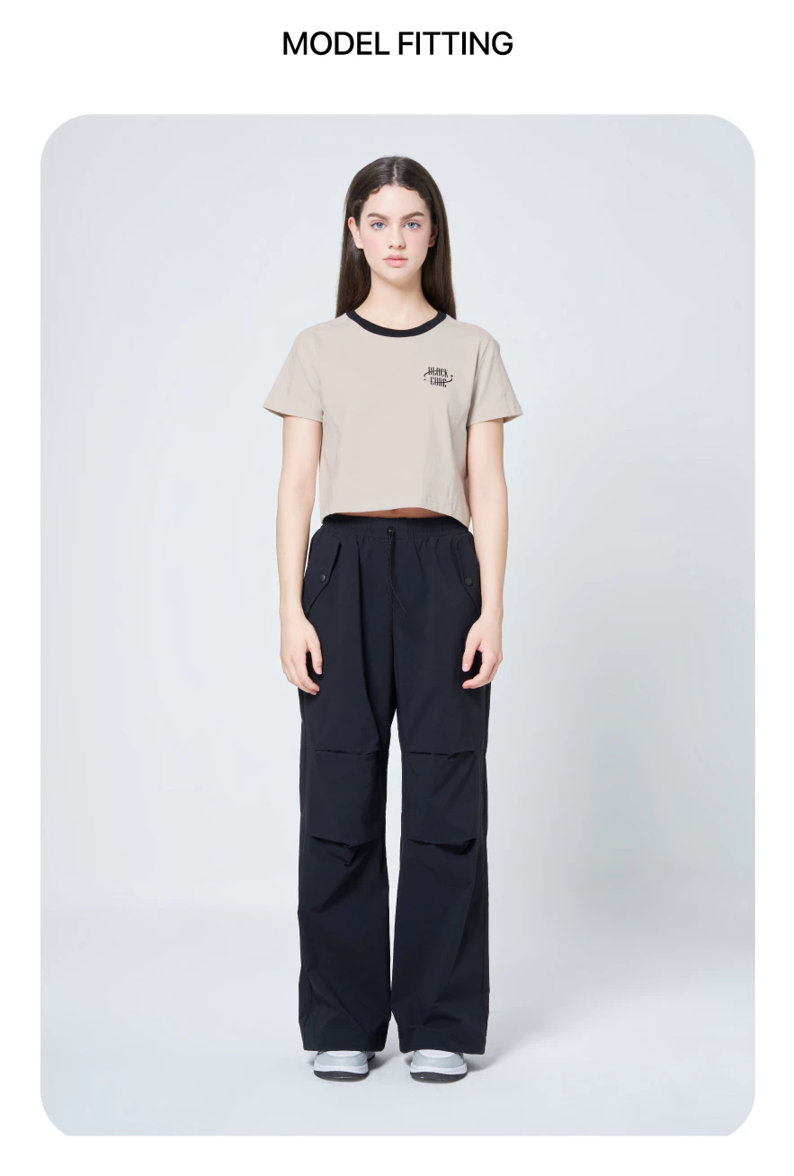 Áo thun Nữ tay ngắn LIMEORANGE phom crop LO24371401