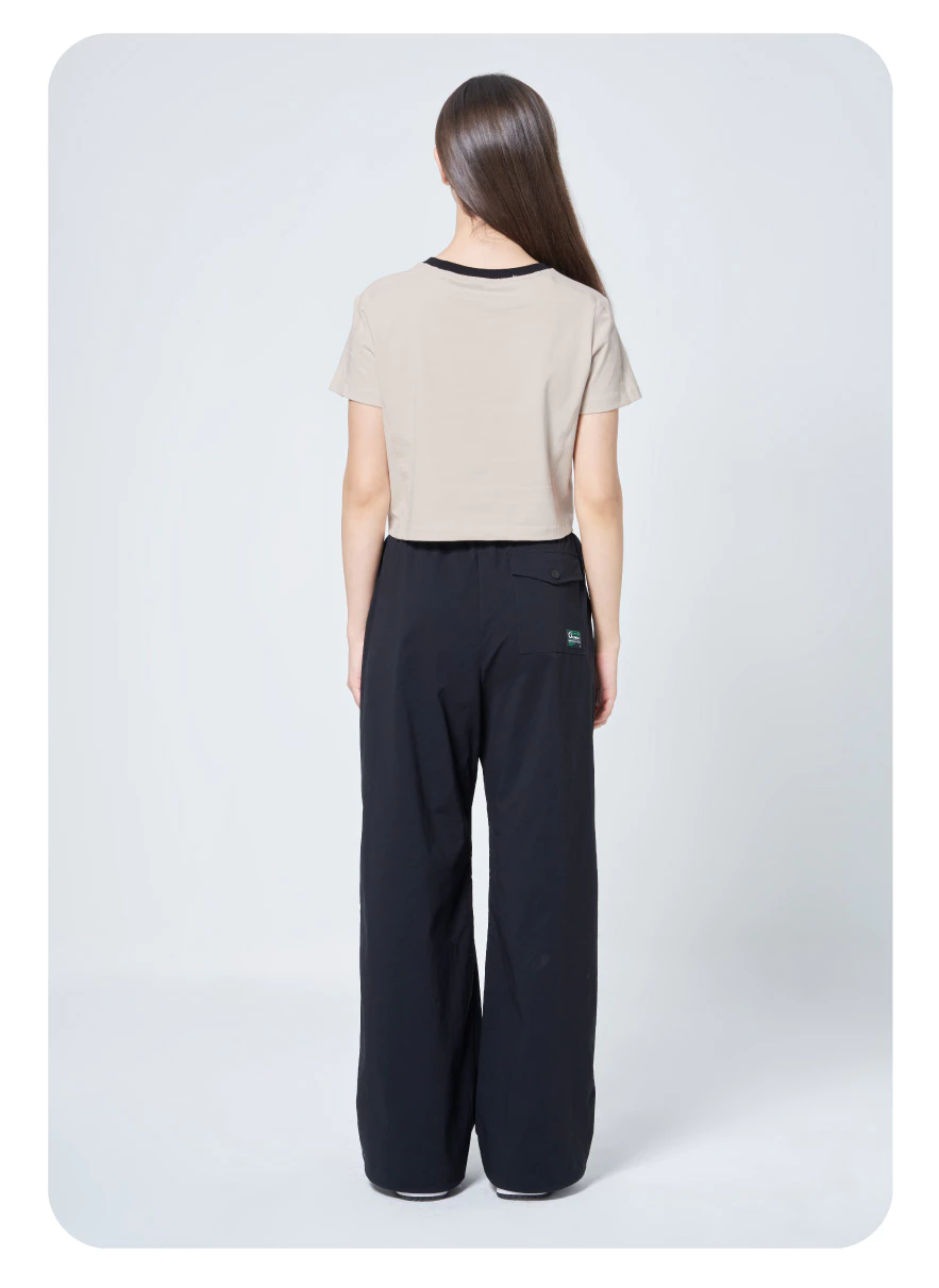 Áo thun Nữ tay ngắn LIMEORANGE phom crop LO24371401