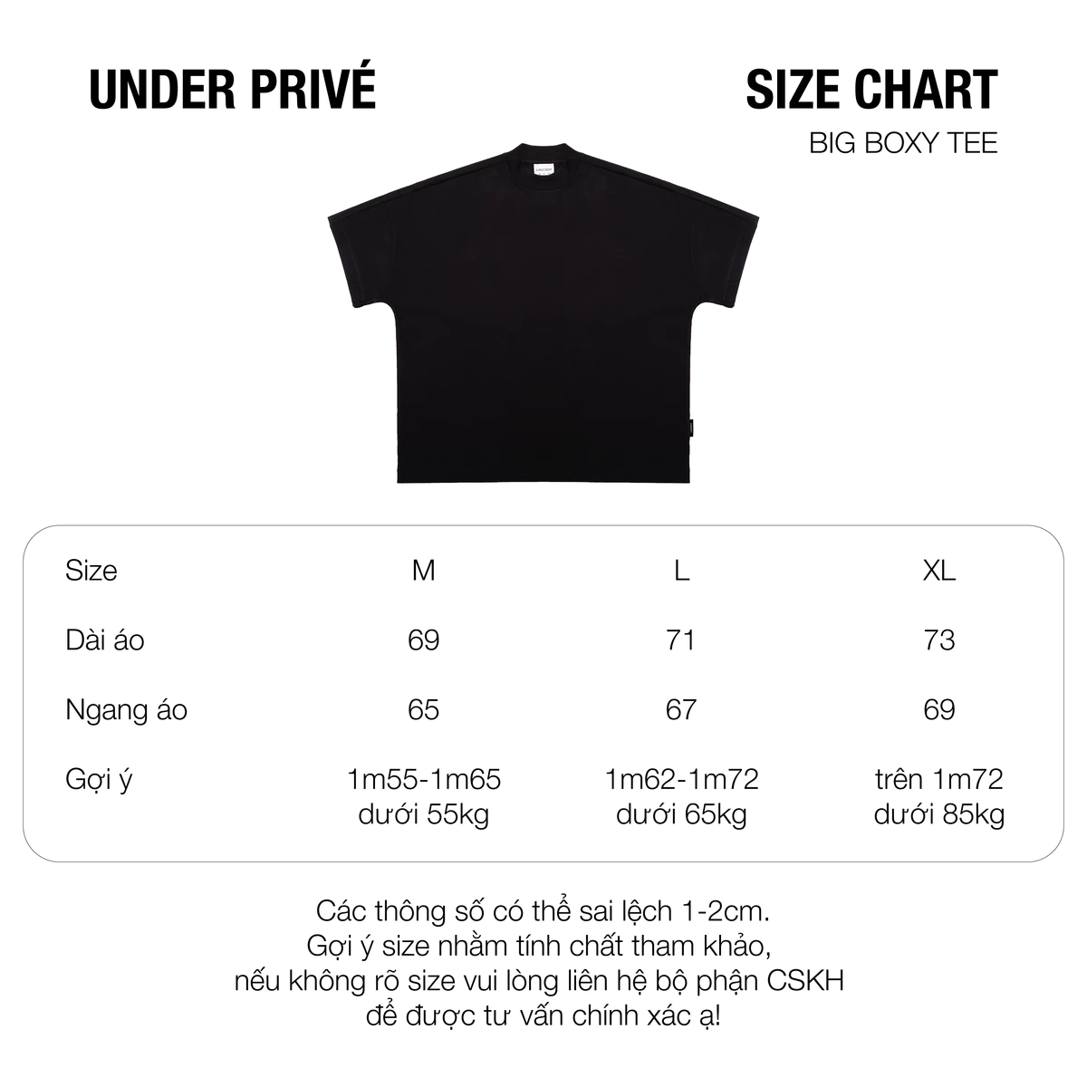 Áo thun Big Boxy UNDER "Hiếu Với Trai" - UTS033